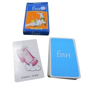 Vintage 2002 Fish Card Game (Go Fish) Fundex #3202 Complete Anthropomorphic